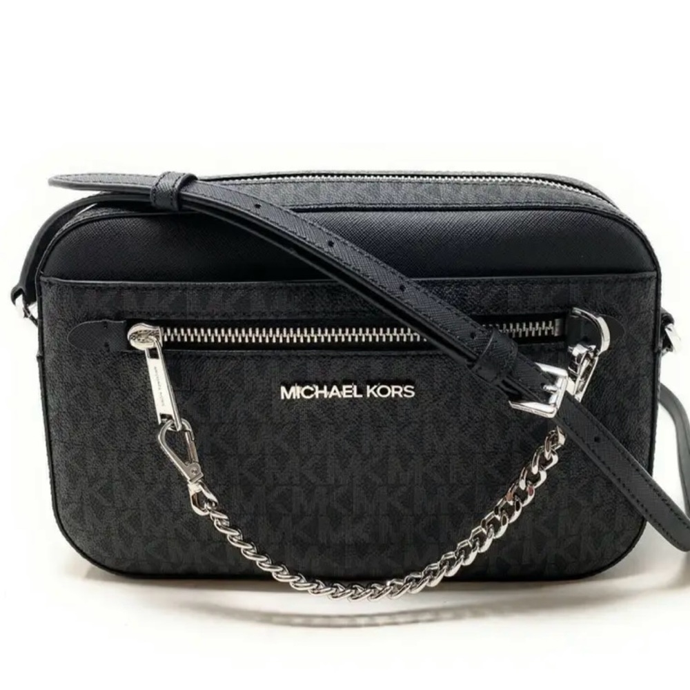 Michael Kors Charcoal and Black Handbag with Wallet